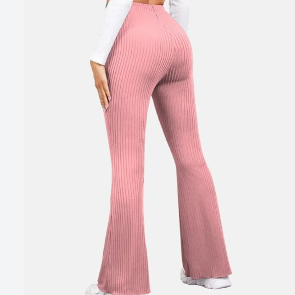 L*Space Pink Flare Pants Lucky Pant Size S New
